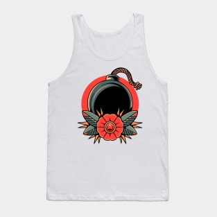 vintage bomb tattoo Tank Top